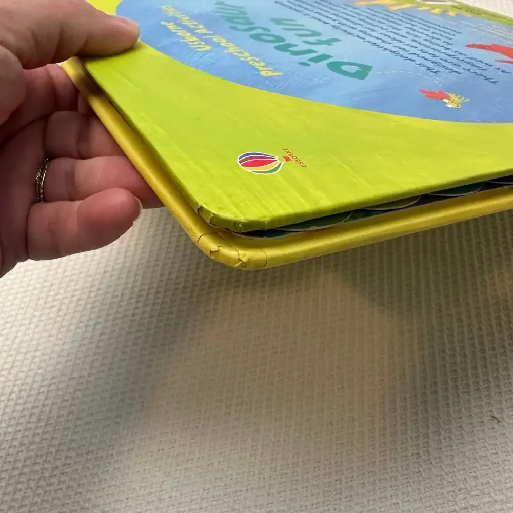 Usbourne dinosaur fun spiral bound book